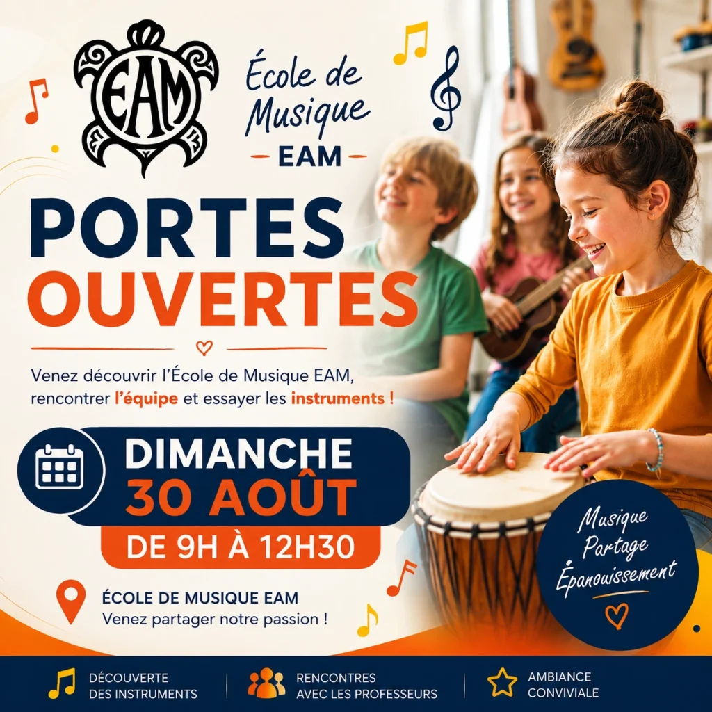 journées portes ouvertes école de musique EAM Bordeaux 30 aout 2026