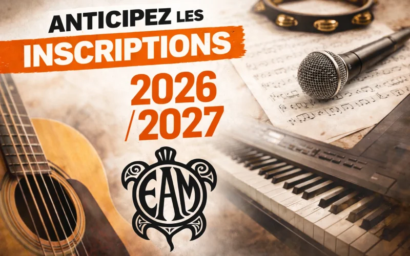inscriptions cours de musique saison 2026 - 2027 Bordeaux